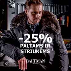 BALTMAN akcija paltams